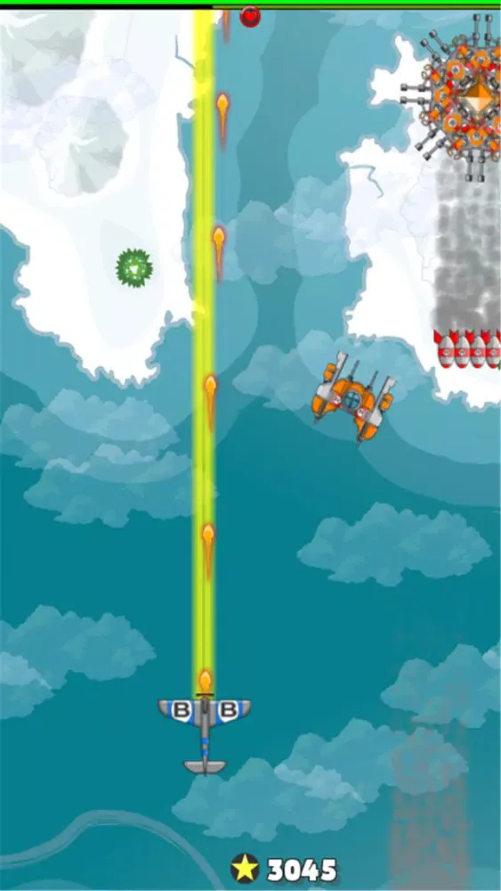 Capturas de tela do Aircraft Wargame 2
