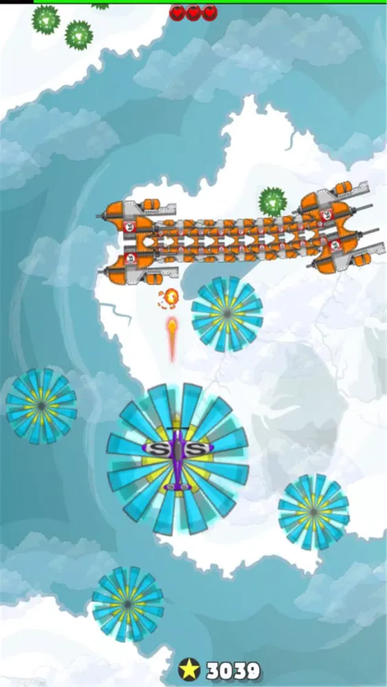 Capturas de tela do Aircraft Wargame 2