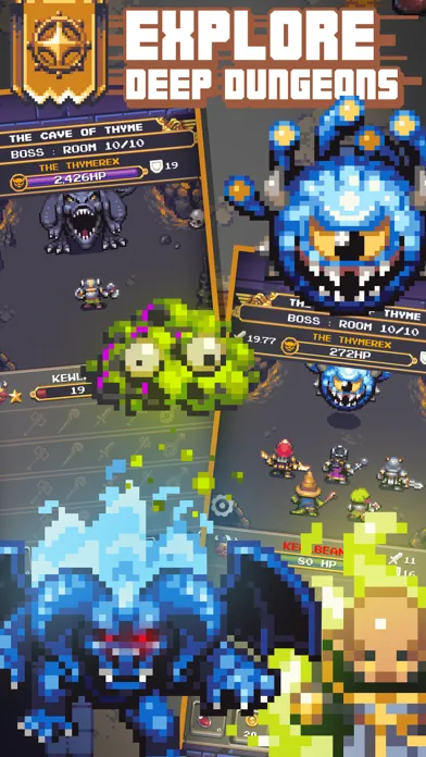 ภาพหน้าจอของ Dungeoning: Epic Idle RPG