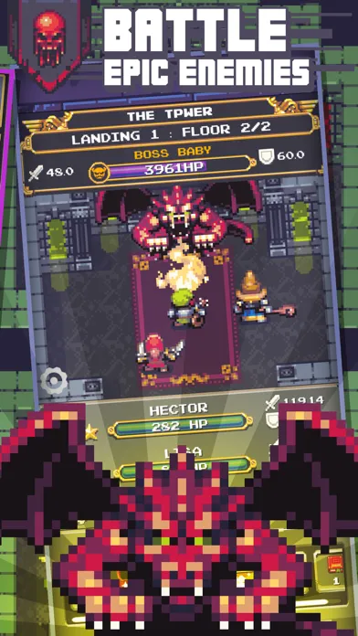 ภาพหน้าจอของ Dungeoning: Epic Idle RPG