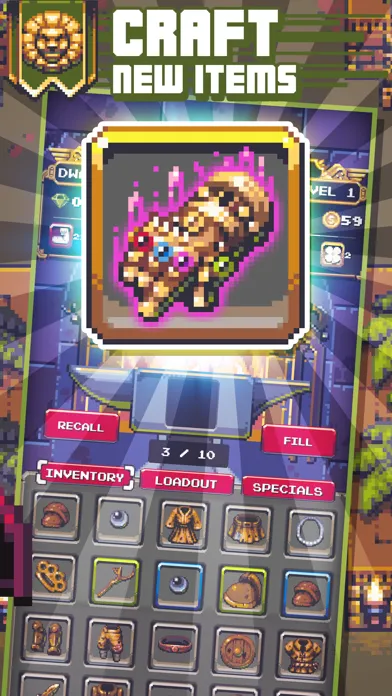 ภาพหน้าจอของ Dungeoning: Epic Idle RPG