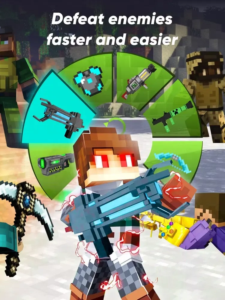 Guns Addons Mods for Minecraft iPad  Ekran Görüntüleri