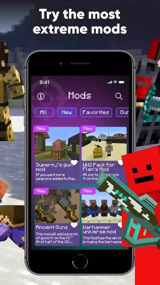 Guns Addons Mods for Minecraft Ekran Görüntüleri