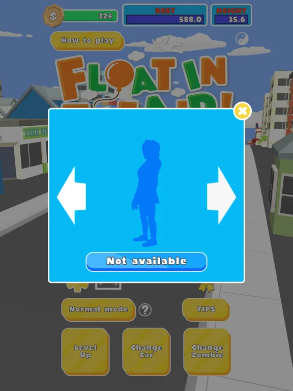 Tangkapan layar FLOAT IN THE AIR iPad 