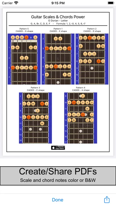 Guitar Scales & Chords Power 스크린샷