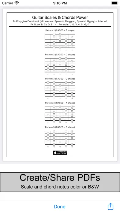 Guitar Scales & Chords Power 스크린샷