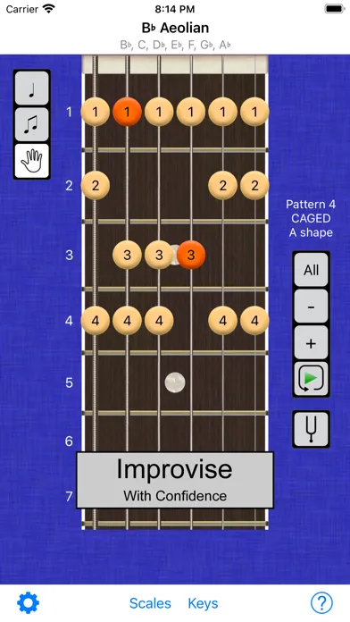 Guitar Scales Power スクリーンショット