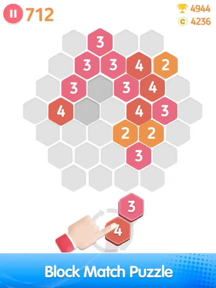 Ảnh chụp màn hình của Hexa Puzzledom iPad 