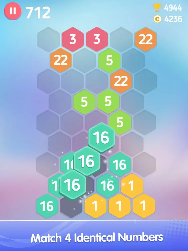 Ảnh chụp màn hình của Hexa Puzzledom iPad 