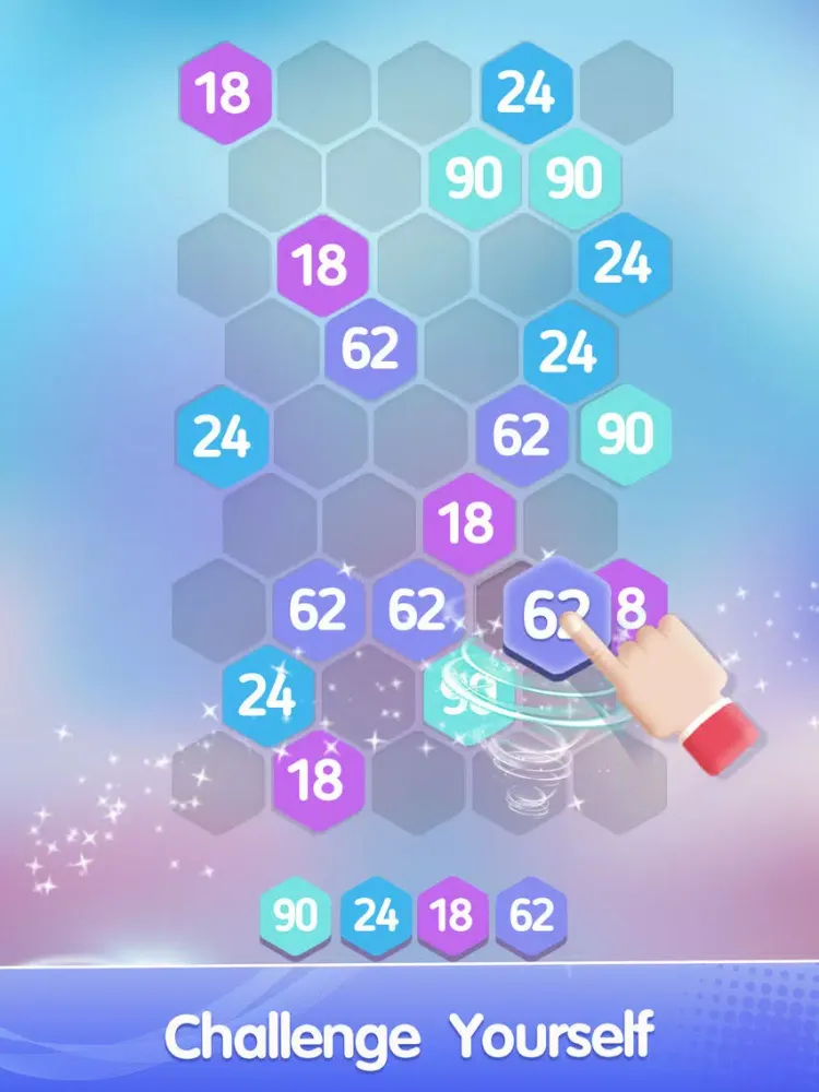 Ảnh chụp màn hình của Hexa Puzzledom iPad 