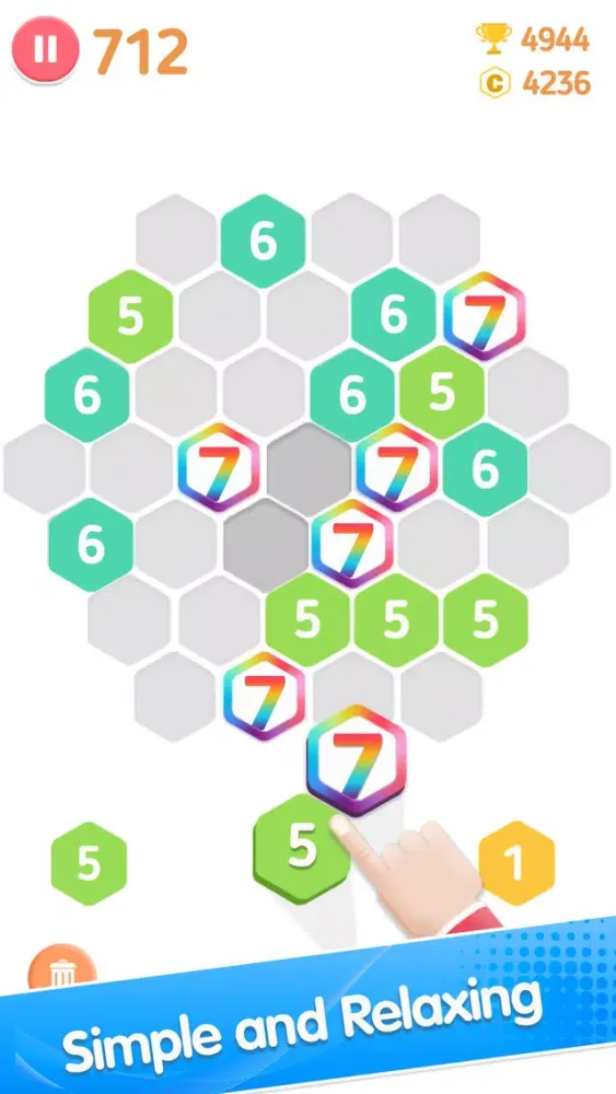 Ảnh chụp màn hình của Hexa Puzzledom
