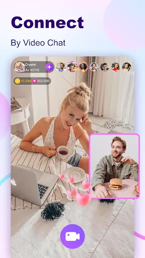 BuzzCast - Live Video Chat App スクリーンショット