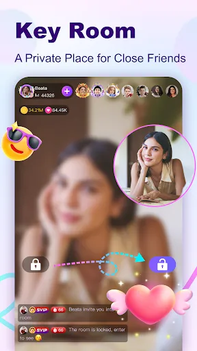 BuzzCast - Live Video Chat App スクリーンショット