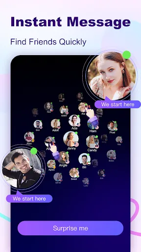 BuzzCast - Live Video Chat App スクリーンショット