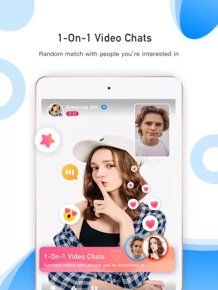 Tangkapan skrin FaceCast - Live Video Chat iPad 