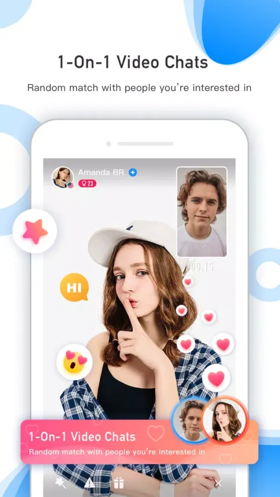 Tangkapan skrin FaceCast - Live Video Chat