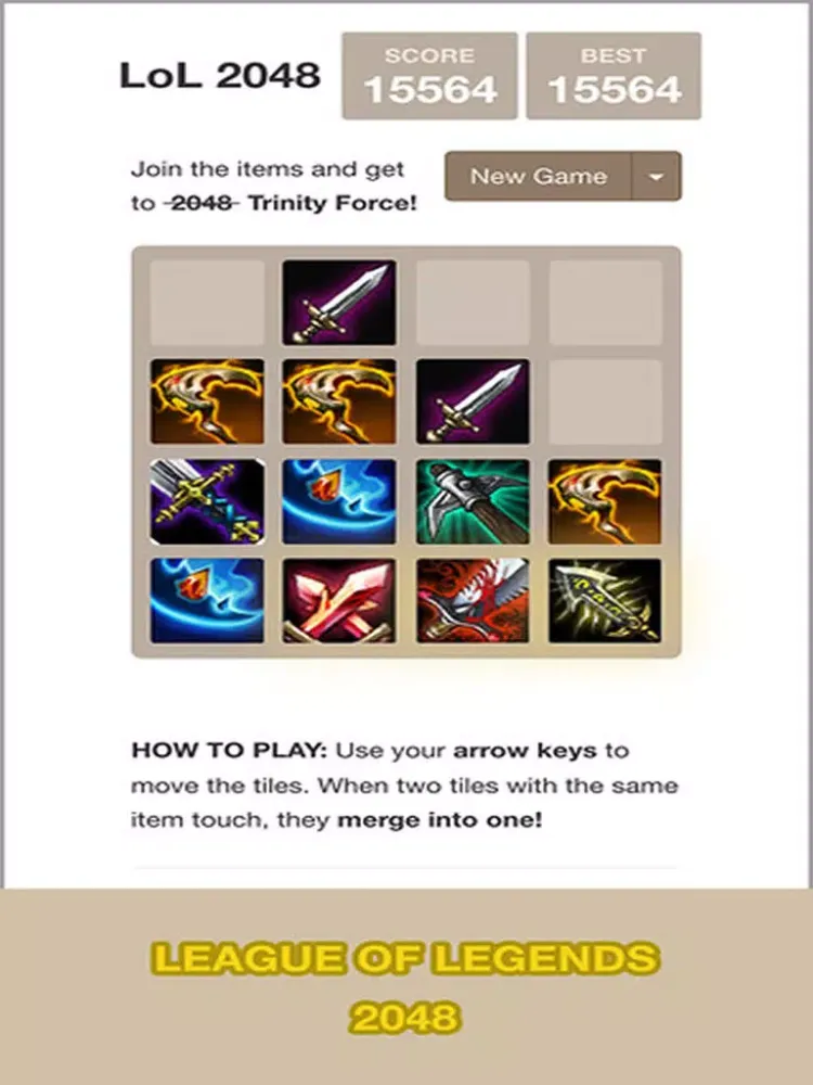 Скриншоты LOL 2048 iPad 