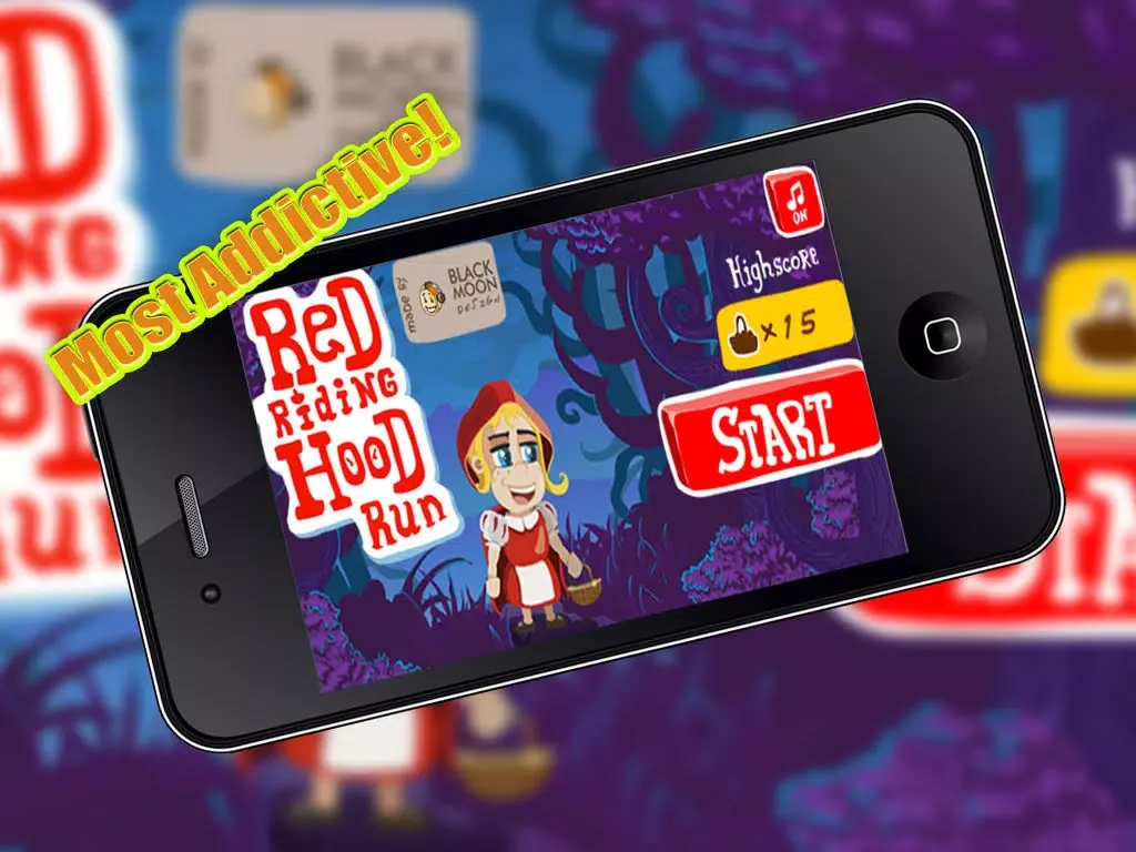 تصاویر Red riding hood running iPad 