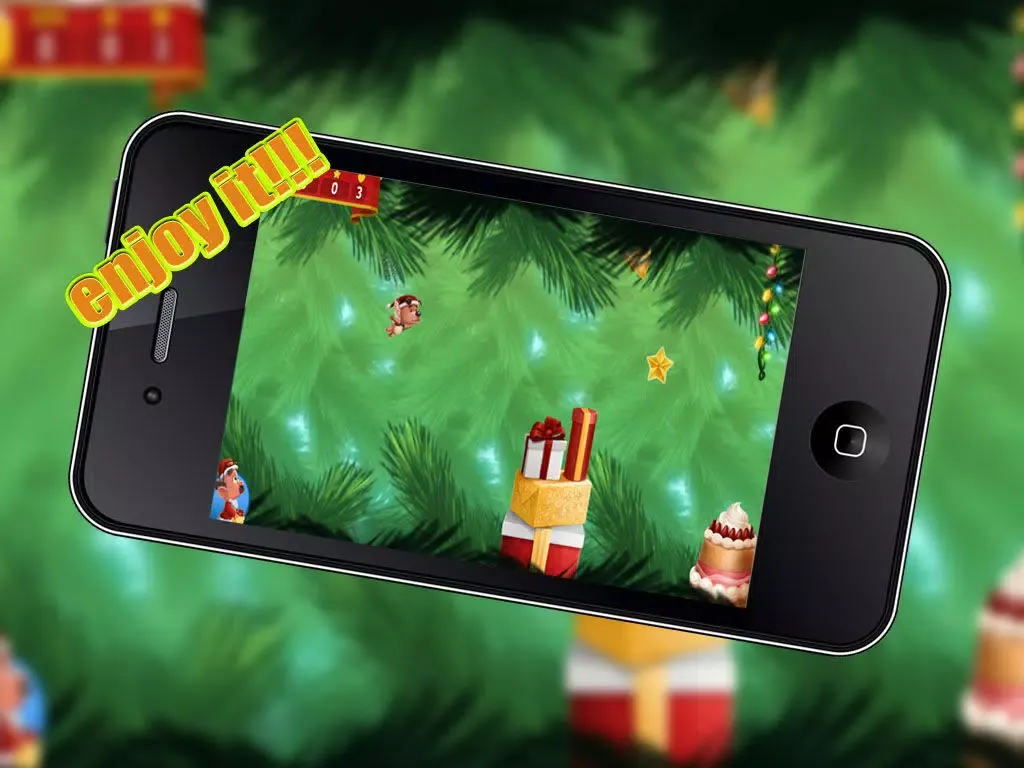 Tangkapan layar flappy christmas - flap dog iPad 