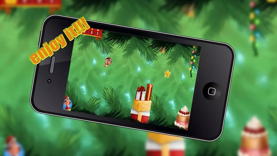 Tangkapan layar flappy christmas - flap dog