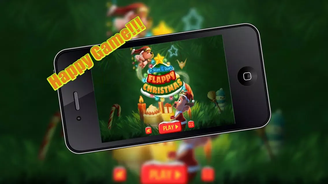 Tangkapan layar flappy christmas - flap dog