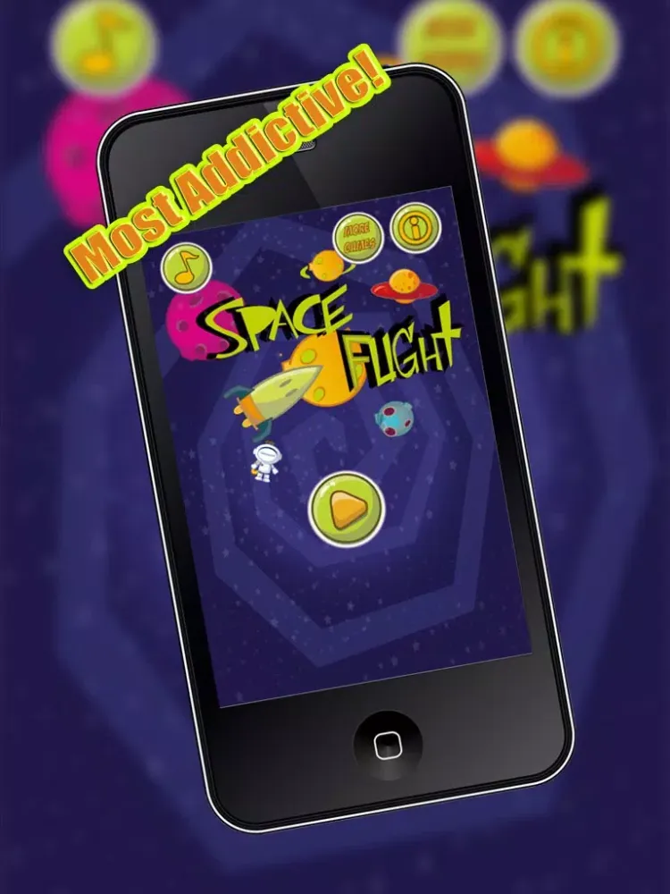Ảnh chụp màn hình của Space flight control iPad 
