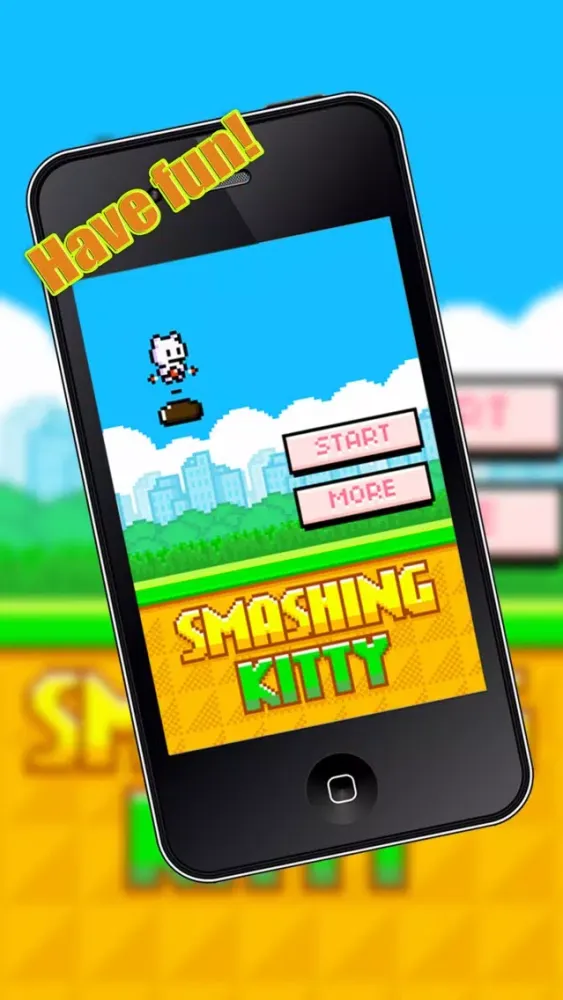 Smashing kitty - smash the worms স্ক্রিনশট