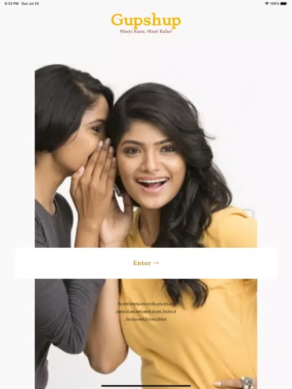 GupShup - Talk to the World iPad  স্ক্রিনশট