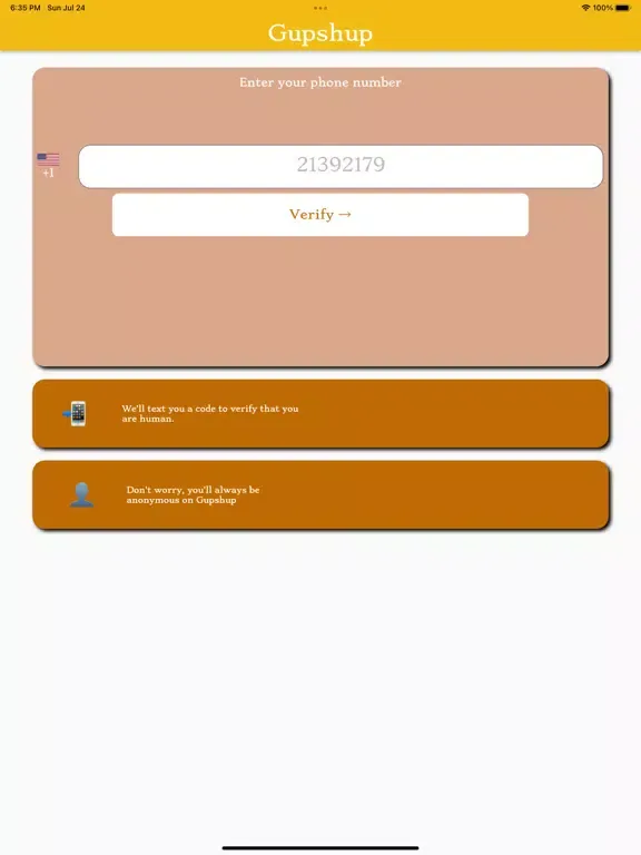 GupShup - Talk to the World iPad  স্ক্রিনশট