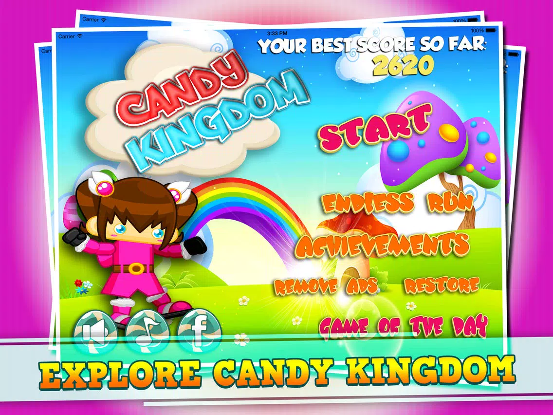 A Aamazing Candy Kingdom - Leap Delicious Rotating Marshmallows iPad  Screenshots