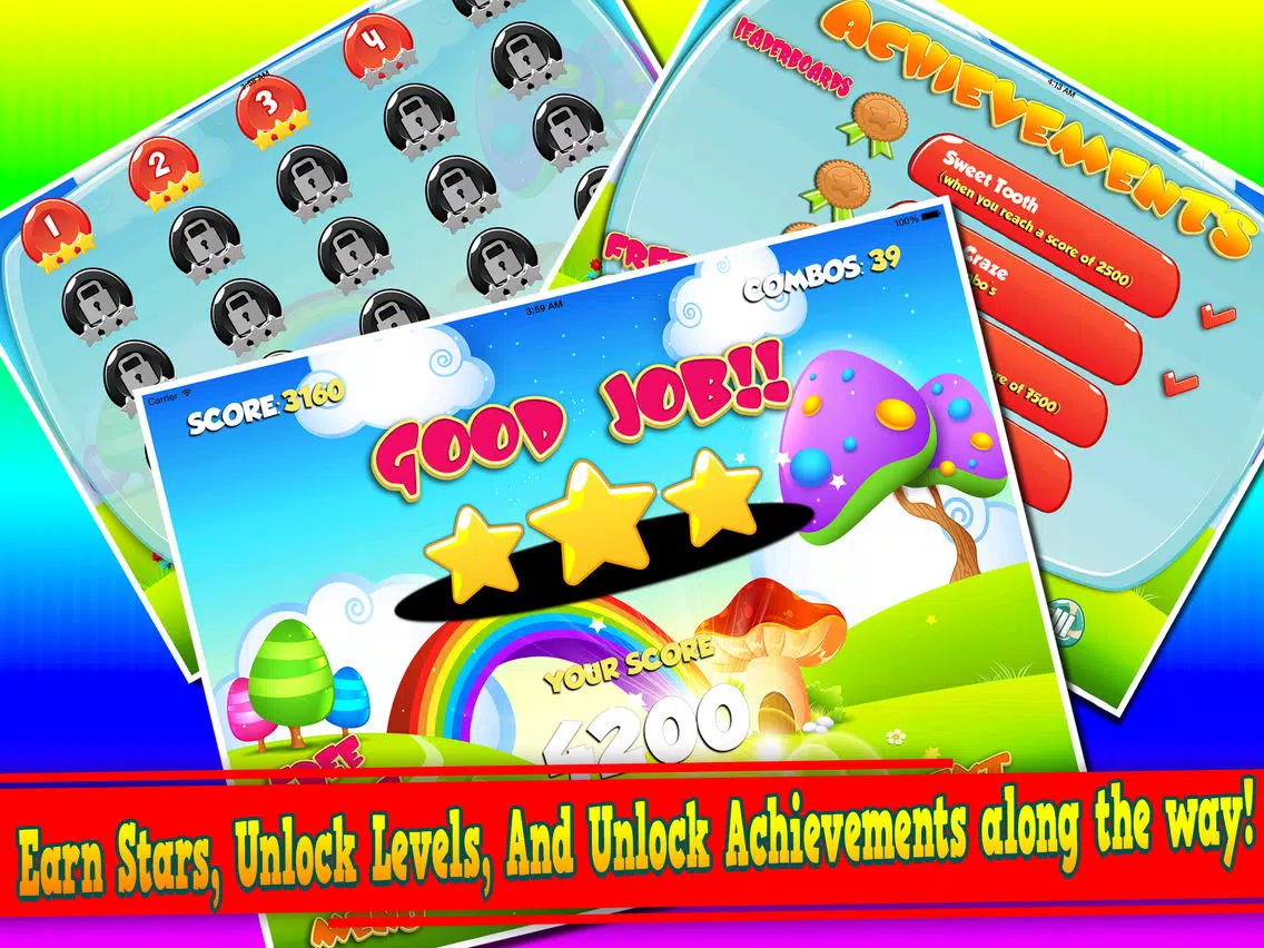 A Aamazing Candy Kingdom - Leap Delicious Rotating Marshmallows iPad  Screenshots