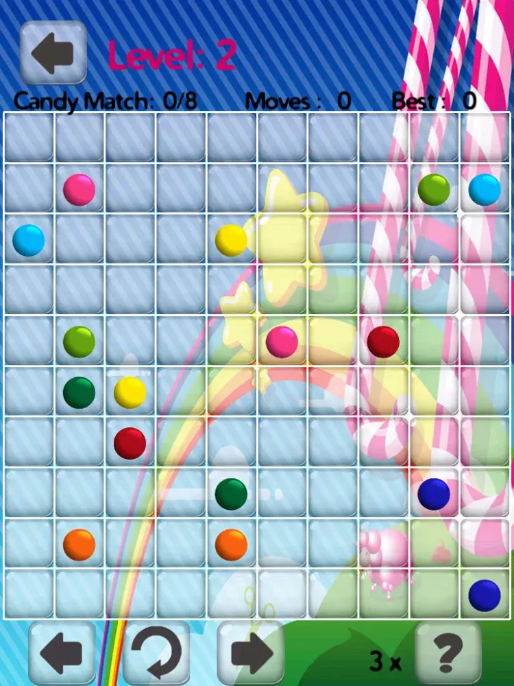 A Candy Swirl Connect - Match Sweet Candies iPad  Screenshots