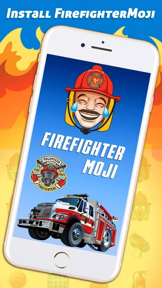 FirefighterMoji - Firefighter Emoji Keyboard Ekran Görüntüleri