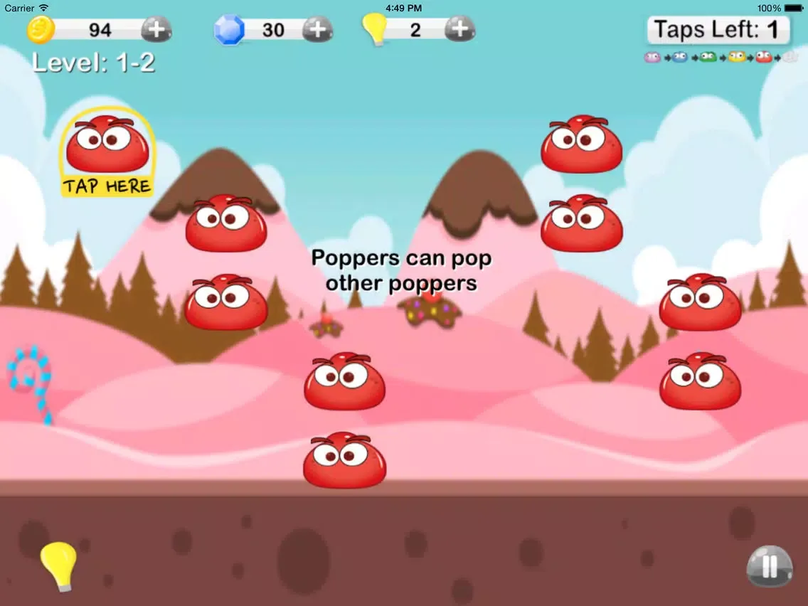 Jelly Zing Popper - Zoom to Pop Gooey Jelli Characters iPad  Screenshots