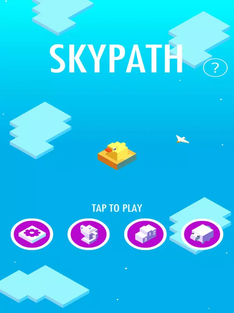 SkyPath - Cloud Runner Cube Puzzle iPad  স্ক্রিনশট