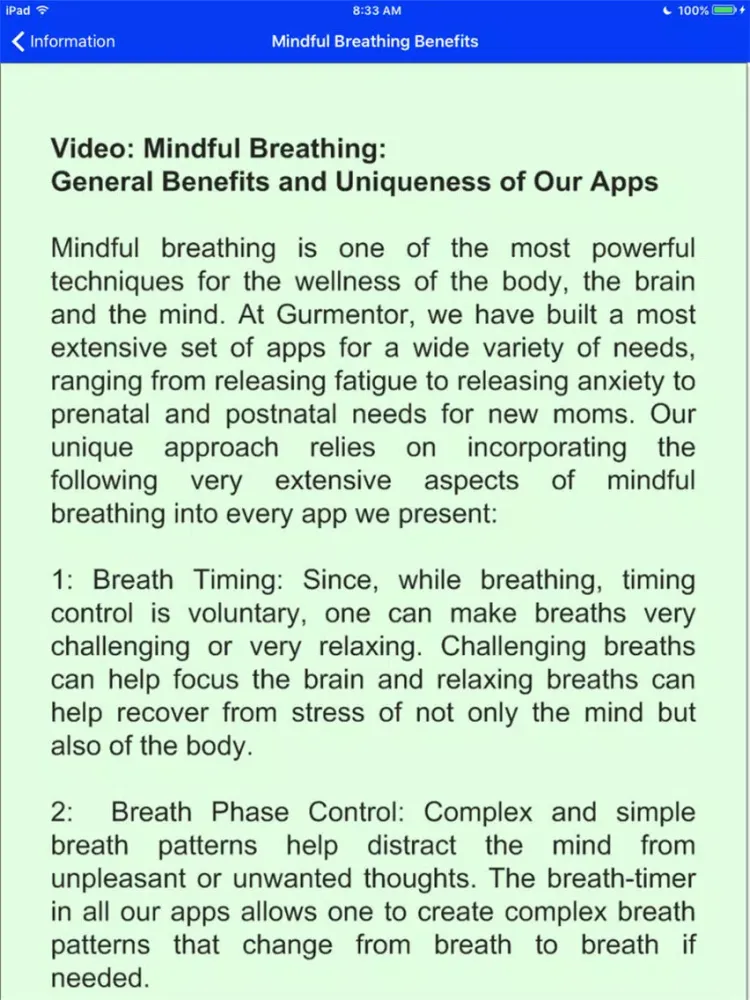 Better Sleep iPad  Screenshots