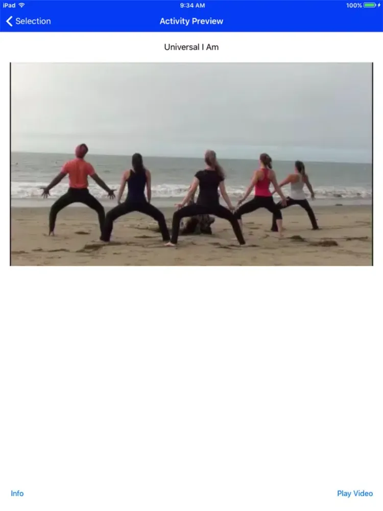 ภาพหน้าจอของ Loneliness Yoga Activity iPad 