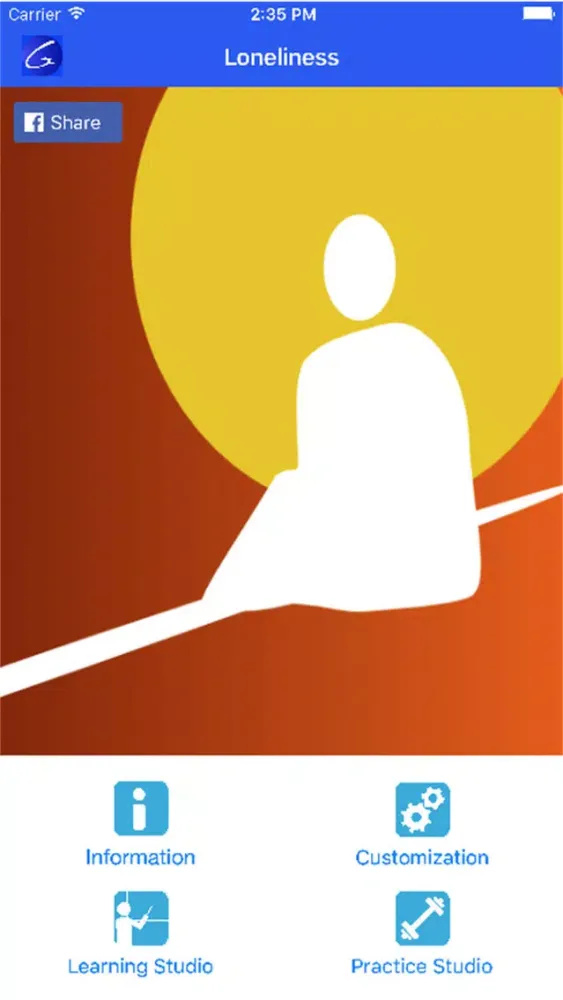 ภาพหน้าจอของ Loneliness Yoga Activity