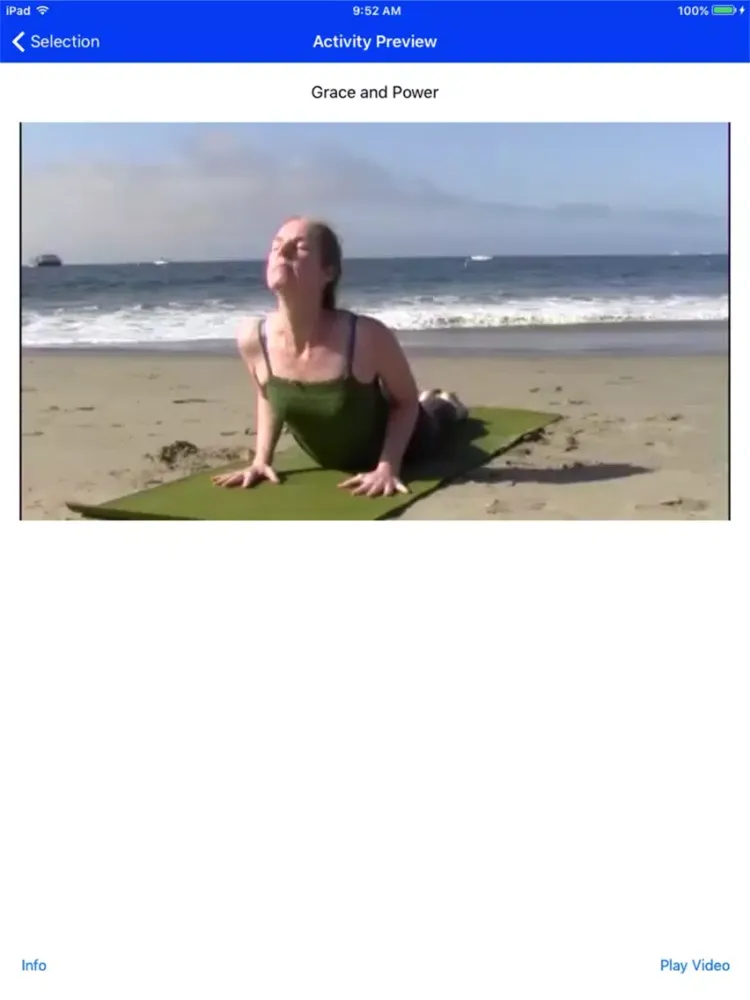 Tangkapan skrin Openness & Flexibility Yoga iPad 