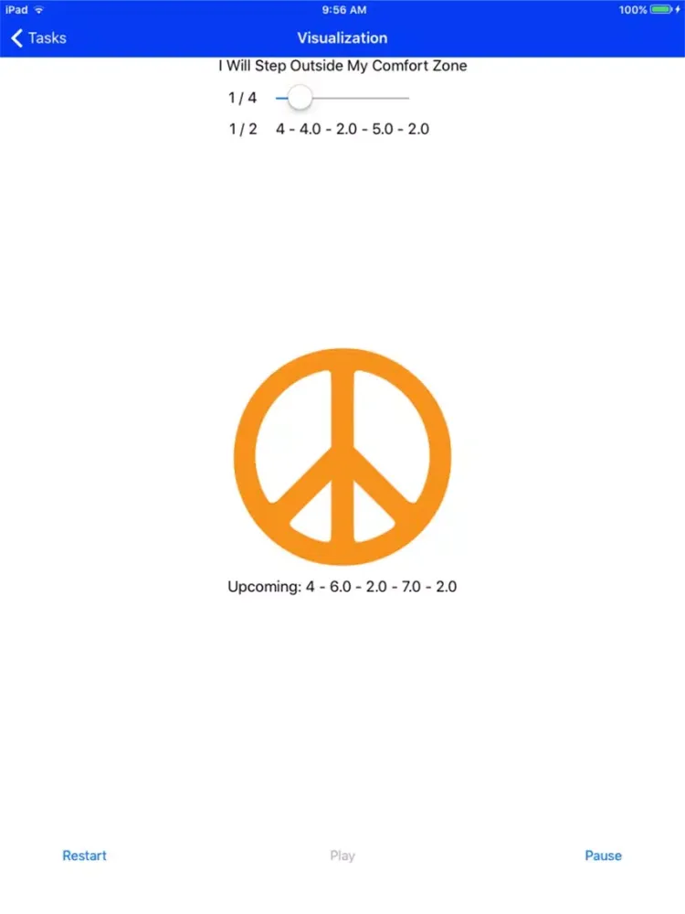 Overcoming Fear Yoga Activity iPad 應用截圖
