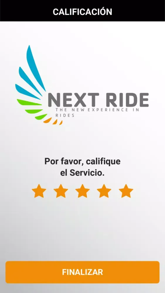 Tangkapan layar NextRide