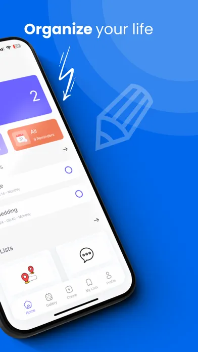 Shared Reminders & To Do List Screenshots