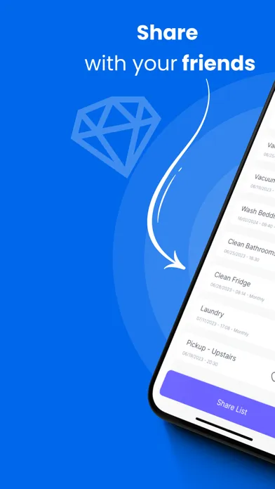 Shared Reminders & To Do List Screenshots