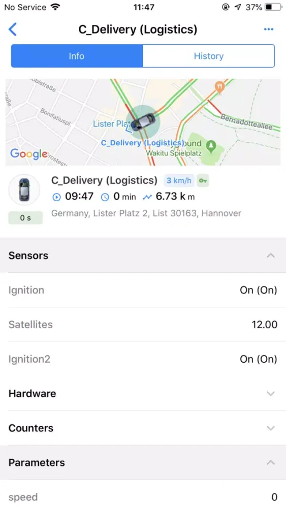 Wialon 2.0 سکرین شاٹس