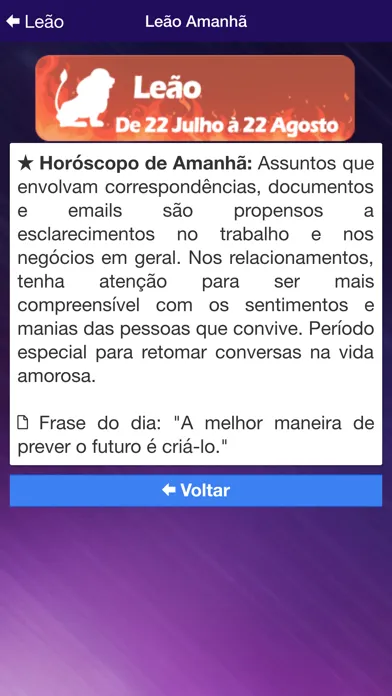 Horóscopo do Dia Ekran Görüntüleri