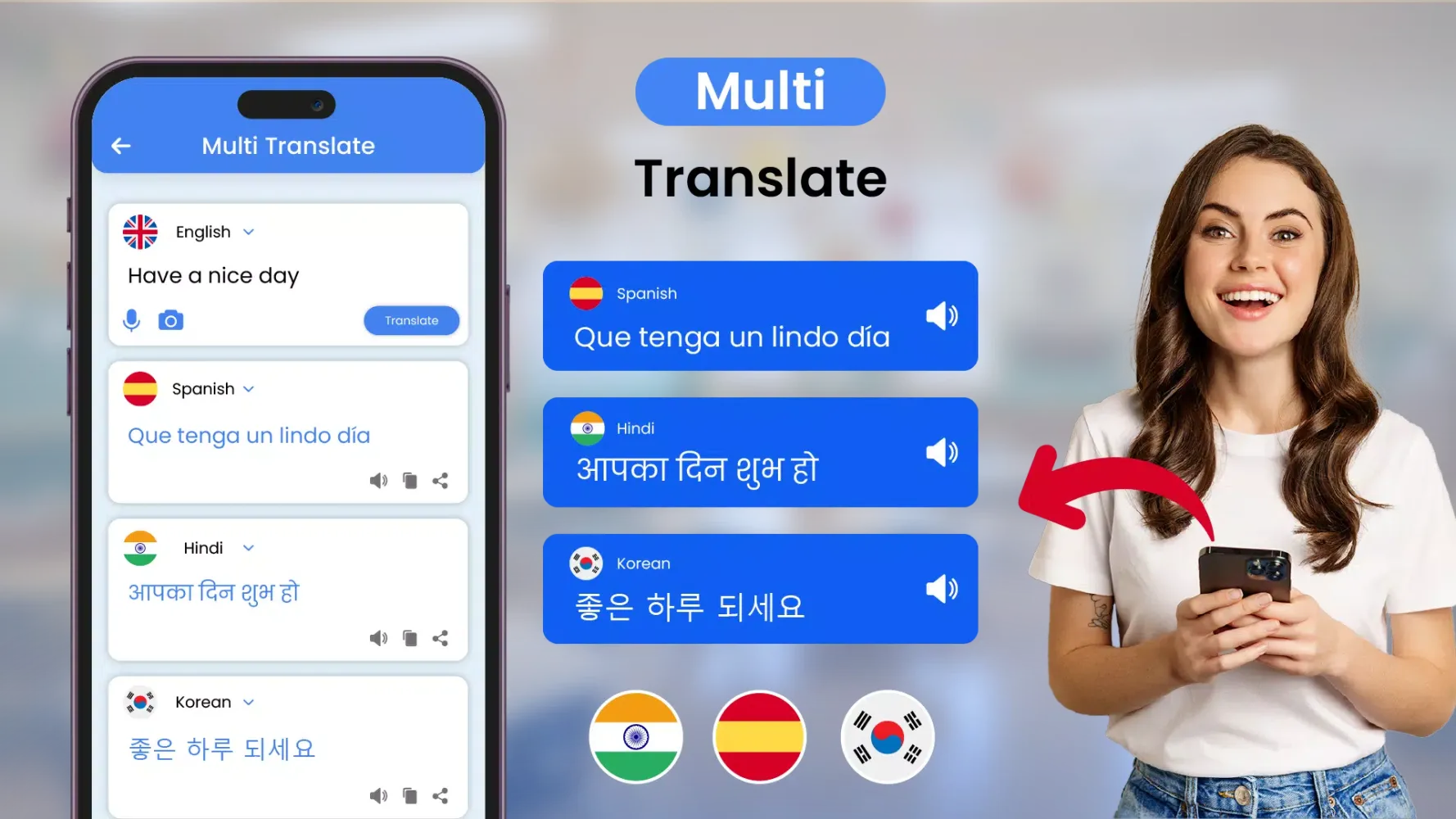 Скриншоты Translator App - AI Translator