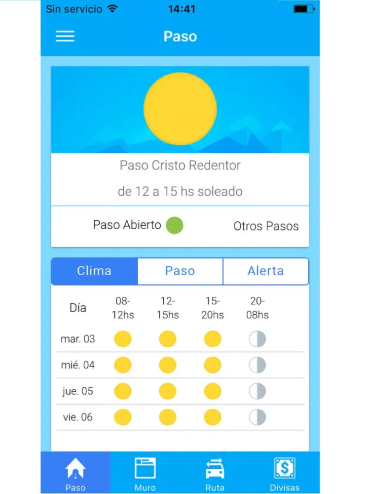 Tangkapan skrin Gurú Andino iPad 