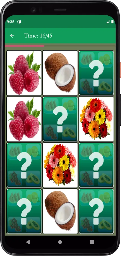 Memory Matching Game Screenshots