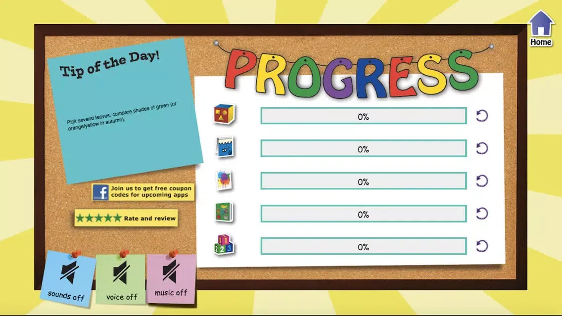 Captures d'écran de Kindergarten and Preschool educational games for kids and toddlers