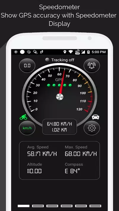 GPS Speedometer Screenshots
